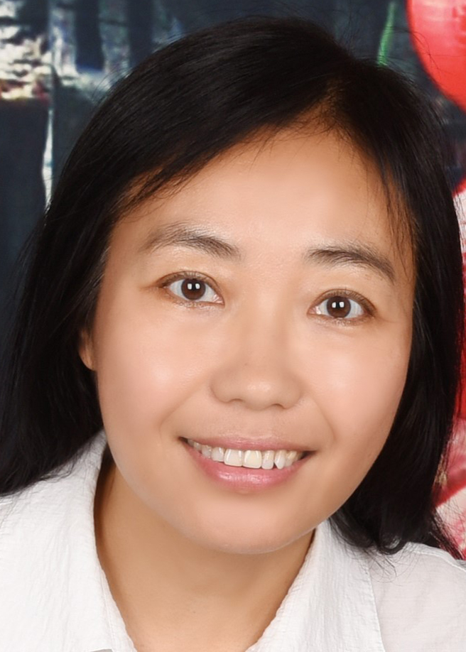 Zhi Tian wears a white shirt in her faculty profile for Mason's Department of Electrical and Computer Engineering